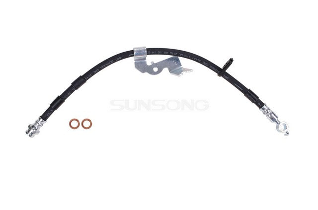 Sunsong Brake Hydraulic Hose P/N:2206136 Fits: Ford Fusion 20-13, Ford Police Responder Hybrid 20-19, Ford Ssv Plug-in Hybrid 20-19, Lincoln Mkz 20-13 - Image 1