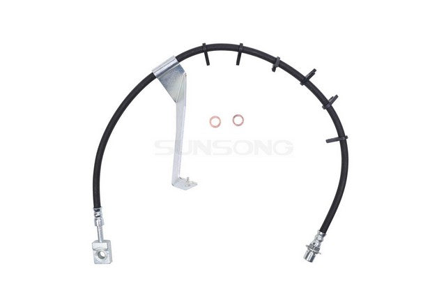 Sunsong Brake Hydraulic Hose P/N:2206152 Fits: Chevrolet T6500 09-04, Chevrolet T7500 09-04, GMC T6500 09-04, GMC T7500 09-05, Isuzu Ftr 11-04, Isuzu Fvr 11-04 - Image 1