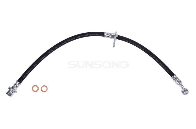 Sunsong Brake Hydraulic Hose P/N:2206313 Fits: Acura Mdx 20-14, Honda Passport 21-19, Honda Pilot 21-16, Honda Ridgeline 21-17 - Image 1