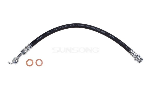 Sunsong Brake Hydraulic Hose P/N:2206453 Fits: Hyundai Santa Fe 18-13, Hyundai Santa Fe Sport 18-13, Hyundai Santa Fe Xl 2019, Kia Sorento 15-14 - Image 1