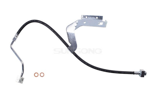 Sunsong Brake Hydraulic Hose P/N:2206473 Fits: Ford F-250 Super Duty 16-13, Ford F-350 Super Duty 16-13, Ford F-550 Super Duty 16-13 - Image 1