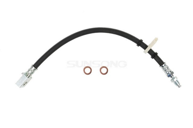 Sunsong Brake Hydraulic Hose P/N:2206606 Fits: Ford E-150 2014, Ford E-250 2014, Ford E-350 Super Duty 18-14, Ford E-450 Super Duty 17-15, Ford Econoline Van 14-13, Ford Econoline Wagon 14-13 - Image 1