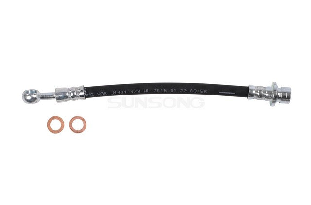Sunsong Brake Hydraulic Hose P/N:2206704 Fits: Acura Mdx 13-07, Acura Zdx 13-10, Honda Pilot 15-09 - Image 1