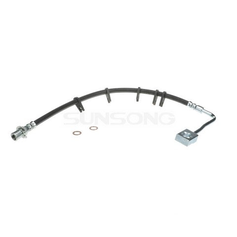 Sunsong Brake Hydraulic Hose P/N:2207389 Fits: Chevrolet C6500 Kodiak 09-03, Chevrolet C7500 Kodiak 09-03, GMC C6500 Topkick 09-03, GMC C7500 Topkick 09-03, Isuzu Htr 08-05, Isuzu Hvr 08-05 - Image 1