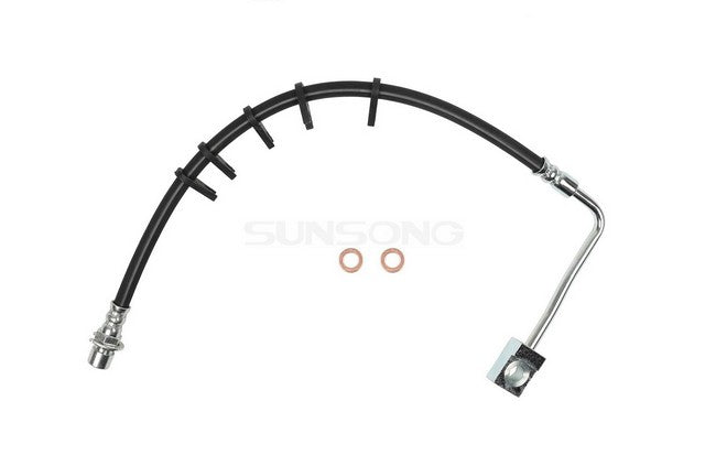 Sunsong Brake Hydraulic Hose P/N:2207390 Fits: Chevrolet C6500 Kodiak 09-03, Chevrolet C7500 Kodiak 09-03, GMC C6500 Topkick 09-03, GMC C7500 Topkick 09-03, Isuzu Htr 08-05, Isuzu Hvr 08-05 - Image 1