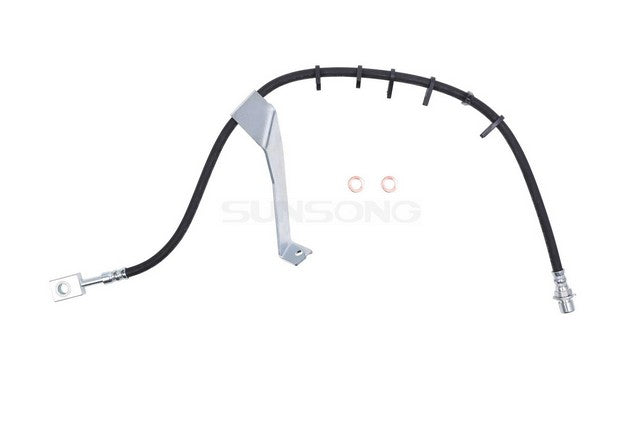 Sunsong Brake Hydraulic Hose P/N:2207391 Fits: Chevrolet C6500 Kodiak 09-06, Chevrolet C7500 Kodiak 09-03, GMC C6500 Topkick 09-06, GMC C7500 Topkick 09-03, Isuzu Htr 08-05, Isuzu Hvr 08-05 - Image 1