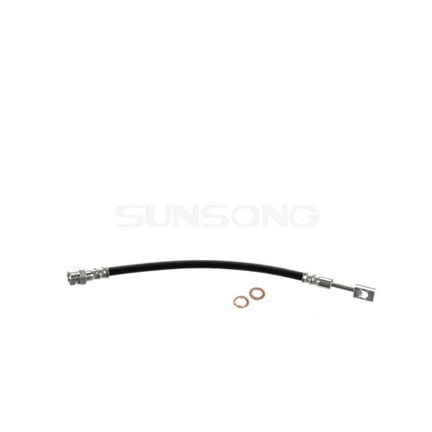 Sunsong Brake Hydraulic Hose P/N:2208042 Fits: Audi A4, Audi A4 Allroad, Audi A4 Quattro, Audi A5, Audi A5 Quattro, Audi A5 Sportback, Audi Rs5, Audi Rs5 Sportback, Audi S4, Audi S5, Audi S5 Sportback - Image 1