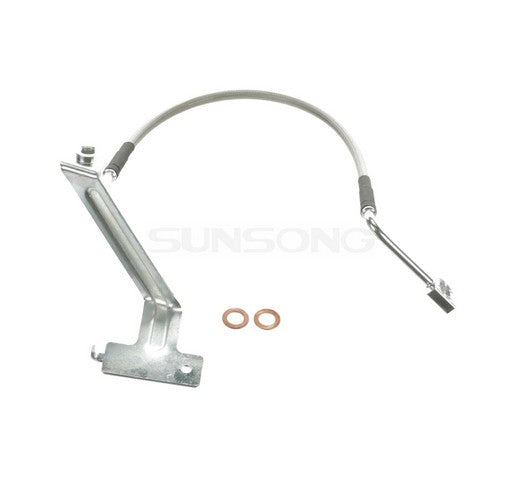 Sunsong Brake Hydraulic Hose P/N:2208098 Fits: Jaguar Super V8 09-06, Jaguar Vanden Plas 09-06, Jaguar Xj8 09-06, Jaguar Xjr 09-06, Jaguar Xk 09-07, Jaguar Xkr 09-06 - Image 1