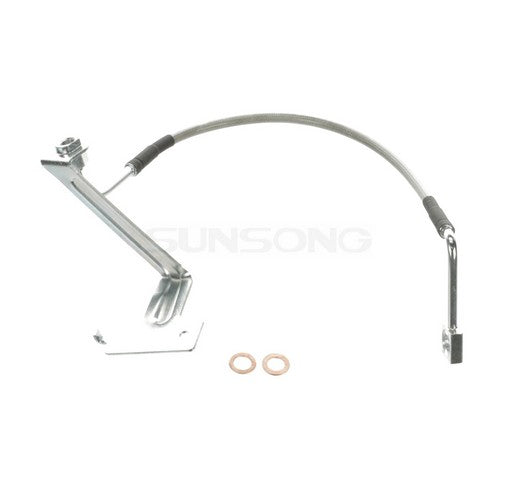 Sunsong Brake Hydraulic Hose P/N:2208099 Fits: Jaguar Super V8 2005, Jaguar Vanden Plas 05-04, Jaguar Xj8 05-04, Jaguar Xjr 05-04, Jaguar Xkr 05-04 - Image 1