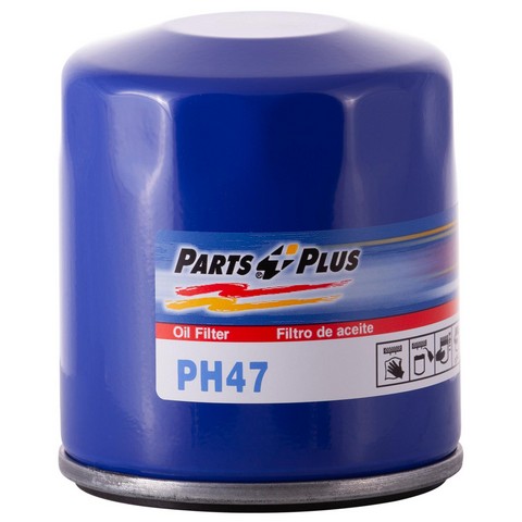 Parts Plus Engine Oil Filter P/N:PH47 Fits: American Motors Concord, American Motors Eagle, American Motors Spirit, Asuna Gt, Asuna Se, Buick Allure, Buick Century, Buick Electra, Buick Estate Wagon, Buick Lacrosse - Image 1