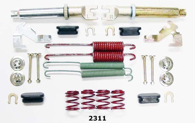 Better Brake Parts Drum Brake Hardware Kit P/N:2311K Fits: Ford Escort 90-81, Ford Exp 88-82, Mercury Ln7 83-82, Mercury Lynx 87-81, Mercury Topaz 94-84 - Image 1