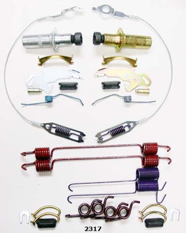 Better Brake Parts Drum Brake Hardware Kit P/N:2317K Fits: Ford E-250 Econoline 02-76, Ford E-250 Econoline Club Wagon 91-76, Ford E-350 Econoline 98-77, Ford E-350 Econoline Club Wagon 98-77, Ford F-250 97-80, Ford F-250 Hd 1997, Ford F-350 97-76 - Image 1