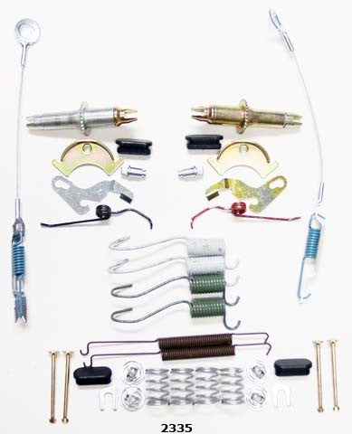 Better Brake Parts Drum Brake Hardware Kit P/N:2335K Fits: Ford Ranger 09-95, Mazda B2300 09-01, Mazda B2300 97-95, Mazda B2500 01-98, Mazda B3000 08-95, Mazda B4000 09-95 - Image 1