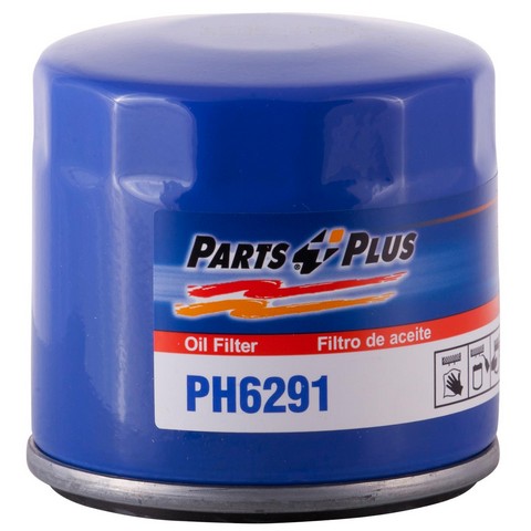 Parts Plus Engine Oil Filter P/N:PH6291 Fits: Chevrolet Aveo, Chevrolet Beat, Chevrolet Cavalier, Chevrolet Groove, Chevrolet Groove Nueva, Chevrolet Nuevo Aveo, Chevrolet Onix, Chevrolet Spark, Chevrolet Tornado Van - Image 1