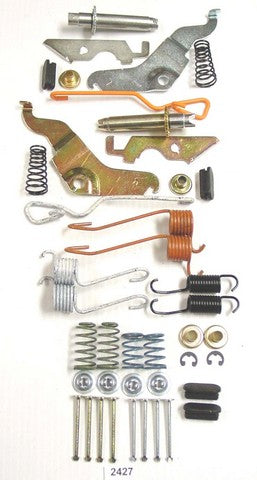 Better Brake Parts Drum Brake Hardware Kit P/N:2427K Fits: Buick Commercial Chassis, Buick Estate Wagon, Buick Lesabre, Buick Regal, Buick Riviera, Buick Roadmaster, Cadillac 60 Special, Cadillac Brougham, Cadillac Deville - Image 1