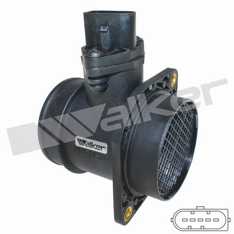 Walker Products Mass Air Flow Sensor P/N:245-1080 Fits: Audi A4, Audi A4 Quattro, Audi Tt, Audi Tt Quattro, Seat Ibiza, Seat Leon, Seat Toledo, Volkswagen Beetle, Volkswagen Golf, Volkswagen Jetta, Volkswagen Passat - Image 1