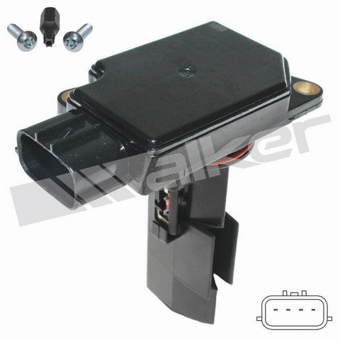 Walker Products Mass Air Flow Sensor P/N:245-1157 Fits: Mitsubishi Asx, Mitsubishi Eclipse, Mitsubishi Endeavor, Mitsubishi Galant, Mitsubishi Grandis, Mitsubishi L200, Mitsubishi Lancer, Mitsubishi Montero, Mitsubishi Montero Sport - Image 1