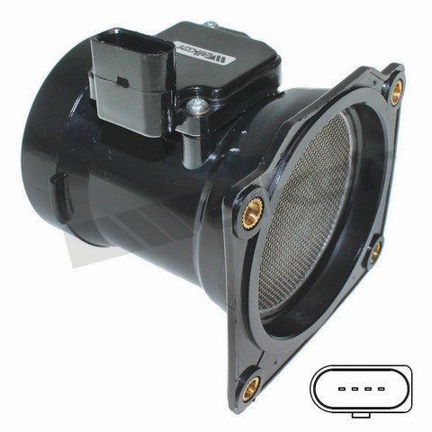 Walker Products Mass Air Flow Sensor P/N:245-1163 Fits: Audi A4 01-00, Audi A4 Quattro 01-00, Audi A6 01-00, Audi A6 Quattro 2001, Volkswagen Passat 05-00 - Image 1