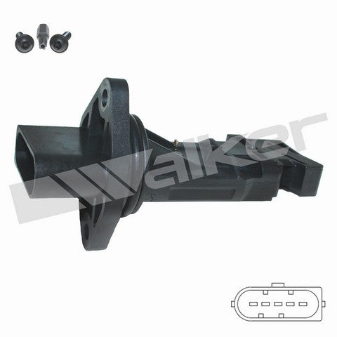 Walker Products Mass Air Flow Sensor P/N:245-2080 Fits: Audi A4 06-00, Audi A4 Quattro 05-01, Audi Tt 06-01, Audi Tt Quattro 02-01, Volkswagen Beetle 04-01, Volkswagen Golf 06-01, Volkswagen Jetta 05-01, Volkswagen Passat 05-01 - Image 1