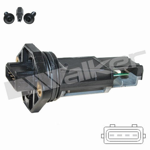 Walker Products Mass Air Flow Sensor P/N:245-2083 Fits: Volkswagen Eurovan 1997, Volkswagen Eurovan 2000, Volkswagen Golf 98-93, Volkswagen Jetta 99-93, Volkswagen Passat 97-95 - Image 1