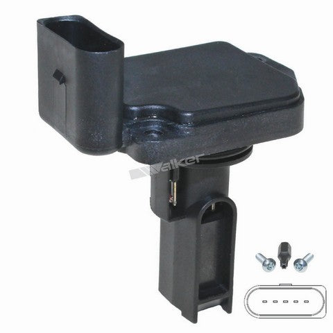 Walker Products Mass Air Flow Sensor P/N:245-2168 Fits: Audi A4 05-02, Audi A4 Quattro 06-02, Audi A6 04-02, Audi A6 Quattro 04-01, Audi Allroad Quattro 05-01, Audi S4 02-01 - Image 1