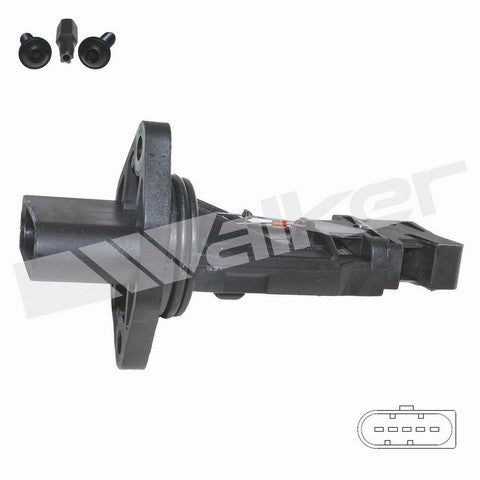 Walker Products Mass Air Flow Sensor P/N:245-2221 Fits: Audi A3 Quattro 09-06, Audi Tt Quattro 06-04, Audi Tt Quattro 09-08, Volkswagen Eos 08-07, Volkswagen Passat 04-02, Volkswagen R32 2004, Volkswagen R32 2008, Volkswagen Touareg 06-04 - Image 1