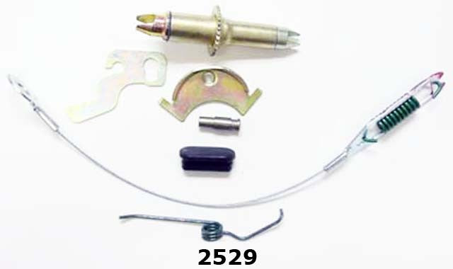 Better Brake Parts Drum Brake Self-Adjuster Repair Kit P/N:2529K Fits: Chrysler Cordoba, Chrysler Fifth Avenue, Chrysler Imperial, Chrysler Lebaron, Chrysler New Yorker, Chrysler Newport, Chrysler TOWN &amp; COUNTRY, Dodge A100, Dodge A100 Pickup - Image 1