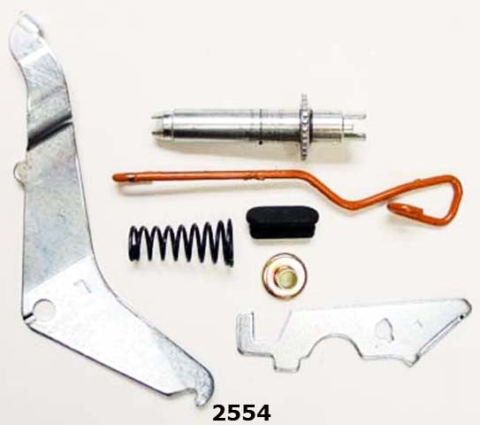 Better Brake Parts Drum Brake Self-Adjuster Repair Kit P/N:2554K Fits: Cadillac Brougham, Cadillac Calais, Cadillac Commercial Chassis, Cadillac Deville, Cadillac Fleetwood, Jeep J20, Mercury Cyclone, Oldsmobile 98, Oldsmobile Custom Cruiser - Image 1