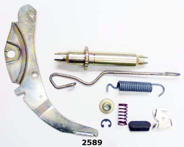 Better Brake Parts Drum Brake Self-Adjuster Repair Kit P/N:2589K Fits: Chevrolet C1500 Suburban, Chevrolet C20, Chevrolet C20 Suburban, Chevrolet C2500, Chevrolet C2500 Suburban, Chevrolet C3500, Chevrolet Express 2500, Chevrolet Express 3500 - Image 1