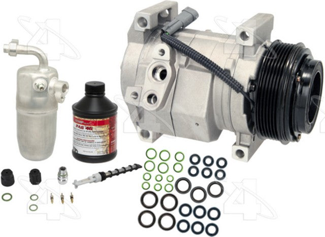 Four Seasons A/C Compressor Kit P/N:2607NK Fits: Chevrolet Silverado 2500 Hd 06-04, Chevrolet Silverado 3500 06-04, GMC Sierra 2500 Hd 2004, GMC Sierra 2500 Hd 2006, GMC Sierra 3500 06-04 - Image 1