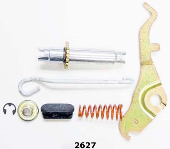 Better Brake Parts Drum Brake Self-Adjuster Repair Kit P/N:2627K Fits: Buick Skyhawk, Buick Skylark, Buick Somerset, Cadillac Cimarron, Chevrolet Beretta, Chevrolet Cavalier, Chevrolet Chevette, Chevrolet Corsica, Oldsmobile Achieva, Oldsmobile Calais - Image 1