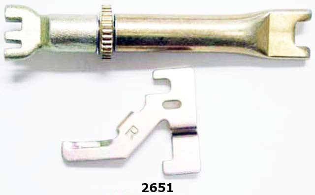 Better Brake Parts Drum Brake Self-Adjuster Repair Kit P/N:2651K Fits: Chevrolet Equinox, Dodge Monaco, Ford Taurus, Ford Thunderbird, Ford Windstar, Mercury Cougar, Mercury Sable, Mercury Villager, Nissan Quest, Pontiac Aztek, Pontiac Torrent, Saturn Vue - Image 1