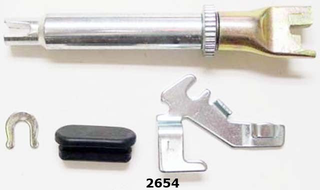 Better Brake Parts Drum Brake Self-Adjuster Repair Kit P/N:2654K Fits: Ford Escort 90-81, Ford Exp 88-82, Mercury Ln7 83-82, Mercury Lynx 87-81, Mercury Topaz 94-84 - Image 1