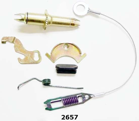 Better Brake Parts Drum Brake Self-Adjuster Repair Kit P/N:2657K Fits: Jeep Cherokee 01-99, Jeep Cherokee 96-91, Jeep Grand Cherokee 94-93 - Image 1