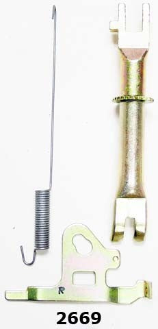 Better Brake Parts Drum Brake Self-Adjuster Repair Kit P/N:2669K Fits: Ford Escape 07-01, Mazda Tribute 06-01, Mazda Tribute 2008, Mercury Mariner 07-05 - Image 1