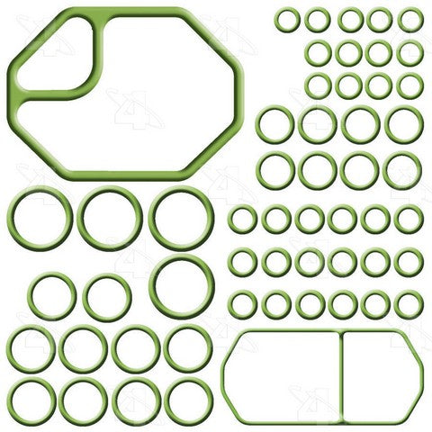 Four Seasons A/C System O-Ring and Gasket Kit P/N:26745 Fits: Acura Integra, Acura Legend, Acura Nsx, Acura Vigor, Honda Accord, Honda Civic, Honda Civic Del Sol, Honda Prelude, Honda Wagovan, Isuzu Amigo, Saab 9-3, Saab 9-3x, Saab 9-4x - Image 1