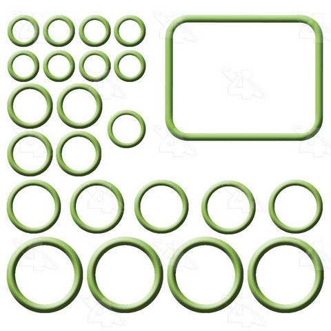 Four Seasons A/C System O-Ring and Gasket Kit P/N:26751 Fits: Chevrolet Nova, Chevrolet Spectrum, Chevrolet Sprint, Toyota 4runner, Toyota Camry, Toyota Carina, Toyota Celica, Toyota Corolla, Toyota Corona, Toyota Cressida - Image 1