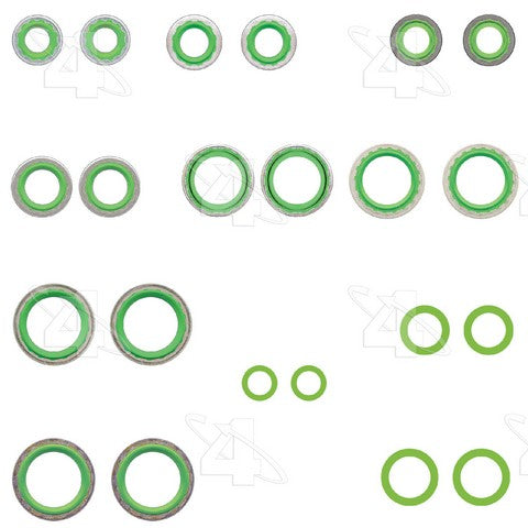 Four Seasons A/C System O-Ring and Gasket Kit P/N:26844 Fits: Ram 1500 21-13, Ram 1500 Classic 21-19, Ram 2500 19-13, Ram 3500 19-13, Ram 4500 19-13, Ram 5500 19-13 - Image 1