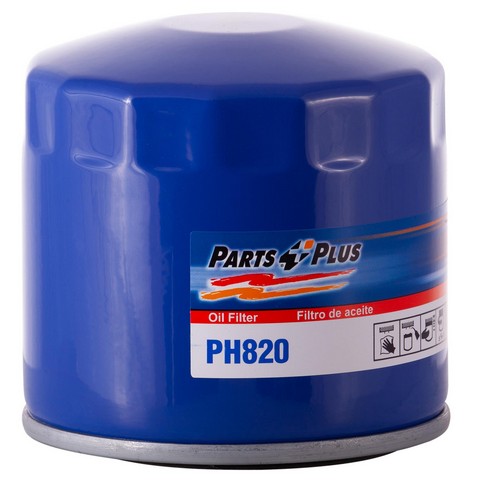 Parts Plus Engine Oil Filter P/N:PH820 Fits: Acura Integra, Airstream B190, Airstream Land Yacht Xl, Avanti Avanti, Blue Bird Vision School Bus, Chrysler 300, Chrysler Aspen, Chrysler Cirrus, Chrysler Sebring - Image 1