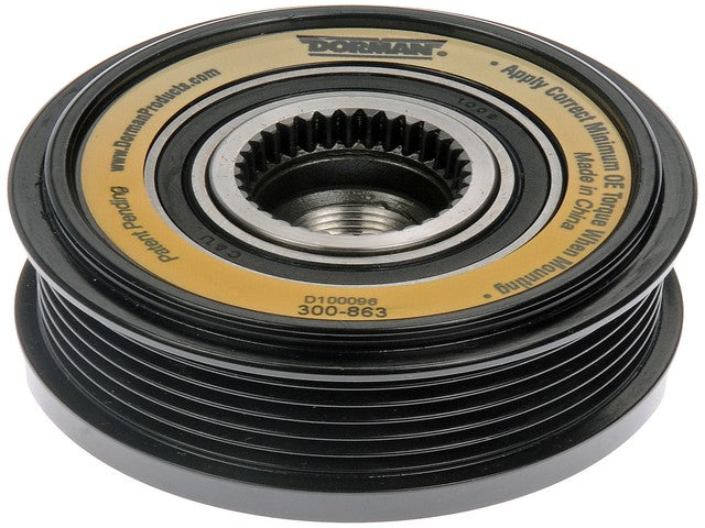 Dorman - OE Solutions Polea de Alternador P/N:300-863 Fits: Volvo S40 04-00, Volvo V40 04-00 - Image 1