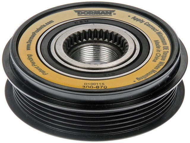 Dorman - OE Solutions Polea de Alternador P/N:300-870 Fits: Ford Escape 07-06, Ford Focus 07-04 - Image 1