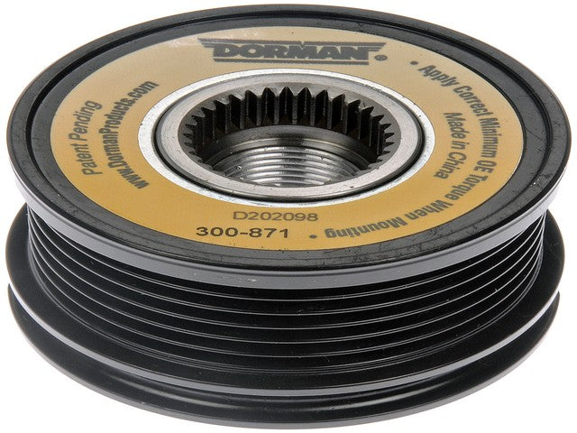 Dorman - OE Solutions Polea de Alternador P/N:300-871 Fits: Volkswagen Jetta 99-97, Volkswagen Passat 1997 - Image 1