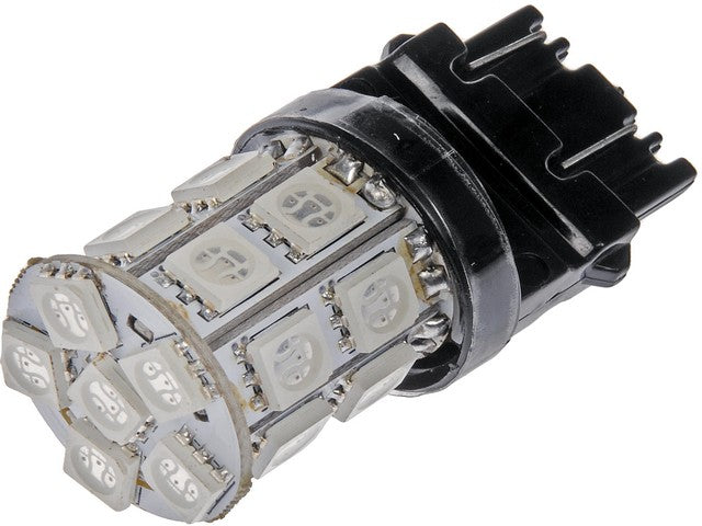Dorman Parking Light Bulb,Side Marker Light Bulb,Turn Signal Light Bulb P/N:3157A-SMD Fits: Buick Park Avenue, Buick Regal, Buick Riviera, Buick Terraza, Cadillac Deville, Cadillac Escalade, Cadillac Seville, Chevrolet Astro, Chevrolet Blazer - Image 1