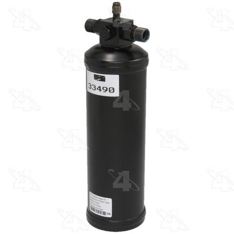 Four Seasons A/C Receiver Drier P/N:33490 Fits: Kenworth 13-210, Kenworth 22-210, Kenworth K130, Kenworth K220, Kenworth K300, Mack Ch, Mack Cl, Peterbilt 220, Peterbilt 270, Peterbilt 320 - Image 1