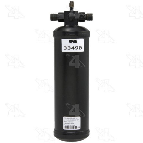 Four Seasons A/C Receiver Drier P/N:33490 Fits: Kenworth 13-210, Kenworth 22-210, Kenworth K130, Kenworth K220, Kenworth K300, Mack Ch, Mack Cl, Peterbilt 220, Peterbilt 270, Peterbilt 320 - Image 4