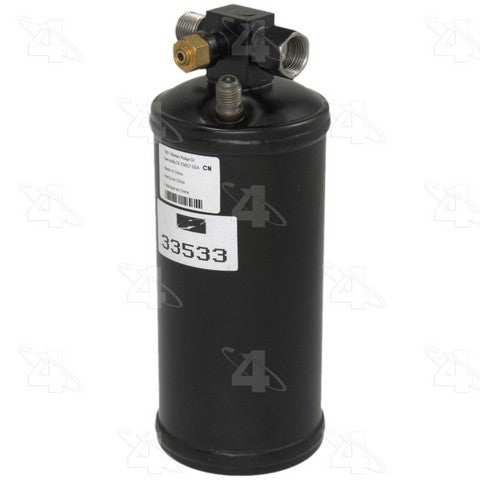 Four Seasons A/C Receiver Drier P/N:33533 Fits: Freightliner Flb, Freightliner Flc112, Freightliner Flc120, Freightliner Fld112, Freightliner Fld120, Peterbilt 220, Peterbilt 270, Peterbilt 320 - Image 1