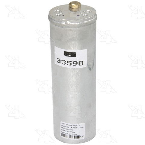 Four Seasons A/C Receiver Drier P/N:33598 Fits: Infiniti G20 94-93, Nissan 200sx 98-95, Nissan Maxima 94-93, Nissan Sentra 98-94, Nissan Tsubame 98-95, Nissan Tsuru 98-94 - Image 1