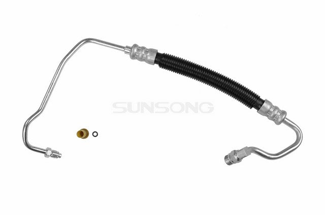 Sunsong Power Steering Pressure Line Hose Assembly P/N:3401028 Fits: Ford Crown Victoria 1997, Ford Grand Marquis 1997, Lincoln Town Car 1997, Mercury Grand Marquis 1997 - Image 1