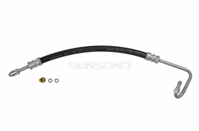 Sunsong Power Steering Pressure Line Hose Assembly P/N:3401033 Fits: Chevrolet Blazer, Chevrolet C10, Chevrolet C10 Suburban, Chevrolet C15, Chevrolet C20, Chevrolet C20 Suburban, Chevrolet C30, Chevrolet C35, Chevrolet G20, Chevrolet G30 - Image 1