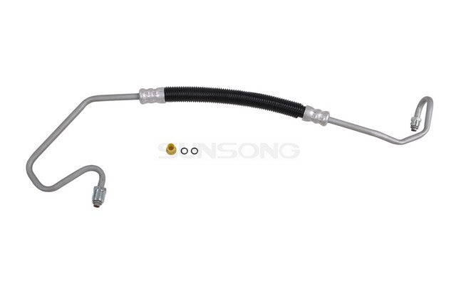 Sunsong Power Steering Pressure Line Hose Assembly P/N:3401042 Fits: Chevrolet C1500, Chevrolet C1500 Suburban, Chevrolet C2500, Chevrolet C2500 Suburban, Chevrolet C35, Chevrolet C3500, Chevrolet K1500, Chevrolet K1500 Suburban, Chevrolet K2500 - Image 1
